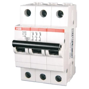 Interruptor automático - S200 - 3P - 16 A - C - (AC) 6 kA